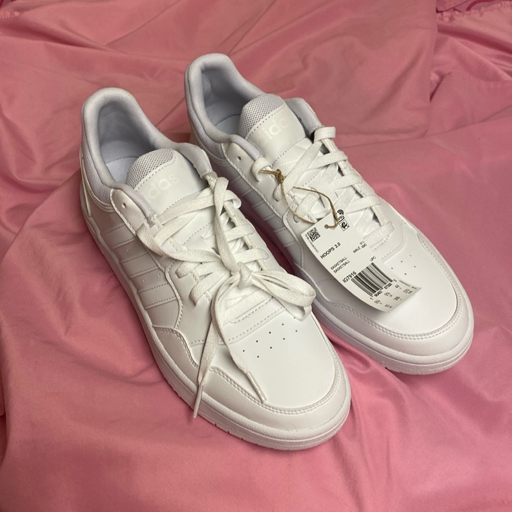 Women’s Adidas Hoops 3.0 Low Classic Vintage Shoes - 10M